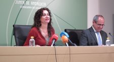 En Primer Término La Consejera María Jesús Montero