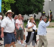 Turistas Paseando Por Málaga