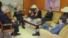 Encuentro Entre Tolosa (TSJC) Y Peña (Policía Nacional)