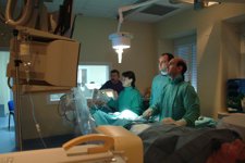 El Equipo De Guardia De La Unidad De Hemodinámica Del Hospital  Virgen Del Rocío