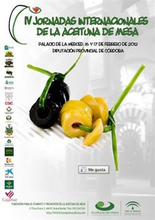 Cartel De Las IV Jornadas Internacionales De La Aceituna De Mesa
