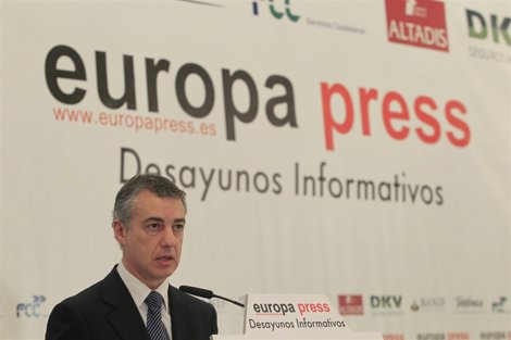 Iñigo Urkullu, En Los Desayunos De Europa Press