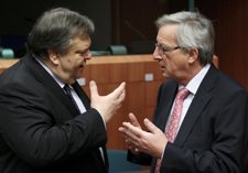 Jean Claude Juncker Y Evangelios Venizelos