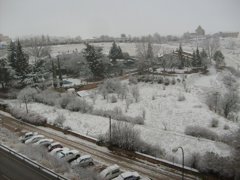 Foto: Un total de 94 alumnos riojanos no han acudido al colegio mediante transporte escolar por nieve (EUROPA PRESS)