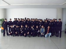 Agentes De La Policía Que Han Participado En Las Jornadas
