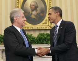 Obama promete a Monti que EEUU trabajará por la estabilización de la eurozona