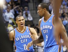 Serge Ibaka Y Russell Westbrook, De Los Thunder