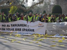 Trabajadores De Spanair Ante El Parlament