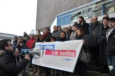 Fotos E Nota De Prensa Coas Declaracións De Guillerme Vázquez Na Concentración A
