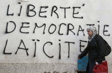 Pintadas revolucionarias en Túnez
