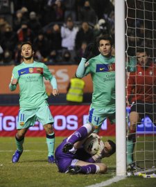 El Barcelona Se Queda Helado En El Reyno