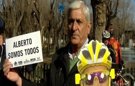 Marcha ciclista en Pinto en apoyo a Contador