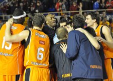 Celebración De Fuenlabrada Baloncesto 