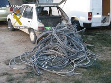 Operación En Loranca De Tajuña Cable Cobre