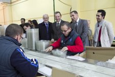 El Consejero De Empleo, Manuel Recio, En Moguer.