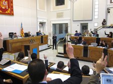 Un Momento Del Pleno De La Diputación Celebrado Este Jueves