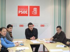 El Portavoz Del Grupo Socialista En El Parlamento, Mario Jiménez.