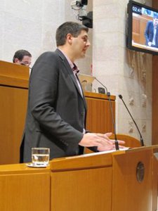 Miguel Aso, Diputado De IU En Las Cortes De Aragón