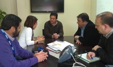 Reunión Del Delegado De Empleo, Eduardo Muñoz, Con Matsa