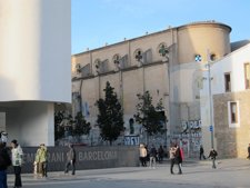 La Capilla De La Calle Montalegre De Barcelona, Junto Al Macba