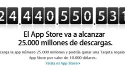 Foto: La App Store se encamina a los 25.000 millones de aplicaciones descargadas (APPLE)