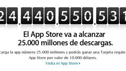 Foto: La App Store se encamina a los 25.000 millones de aplicaciones descargadas (APPLE)