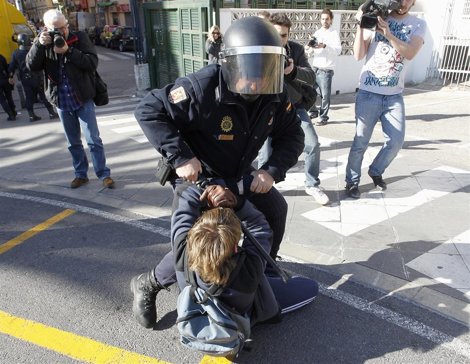 Protestas Estudiantiles En Valencia