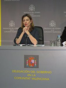 La Delegada Del Gobierno En La Comunitat, Paula Sánchez De León.
