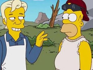 'Los Simpsons' celebran 500 capítulos junto al fundador de Wikileaks
