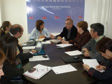 María Gámez Y El Grupo Del PSOE En El Ayuntamiento