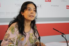 Pilar Zamora En Rueda De Prensa
