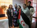 Foto: Mujeres de Ciudad Juárez, Palestina, Sáhara y Colombia se unen para reivindicar su condición de "agentes de paz" (EUROPA PRESS)