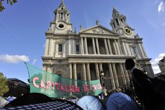 Foto: Autorizan el desalojo del campamento de Occupy London junto a la catedral de San Pablo (REUTERS)