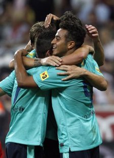 Un Gran Thiago Guía Al Barça A Conseguir Su Primera Victoria (2-0)