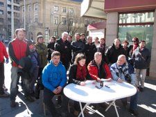 Rueda De Prensa Del Acuerdo De Gernika Contra Detenciones En Guipúzcoa.