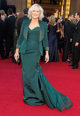 Glenn Close posando sobre la alfombra roja de los 