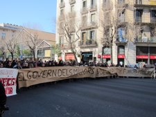 200 Funcionarios Interinos De Prisiones Catalanas Se Manifiestan Contra Recortes