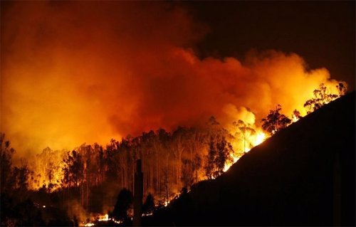 El fuego en las Fragas do Eume arrasó 750 hectáreas y reaviva las movilizaciones