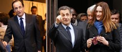 Sarkozy recorta distancias y se sitúa a 8 puntos de Hollande, según un sondeo
