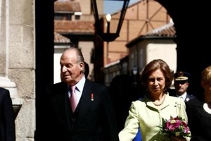 Primera aparición oficial de los reyes tras el accidente de Botswuana
