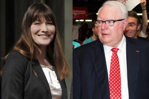 Carla Bruni tuvo una relación con un actual ministro de Francoise Hollande