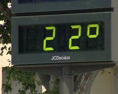 Andalucía registrará hasta diez grados menos