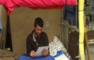 Un joven en huelga de hambre contra los recortes