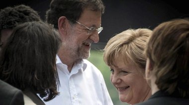 Foto: Rajoy cuenta con el apoyo de Merkel por el "ejercicio de transparencia" de la banca (POOL NEW / REUTERS)
