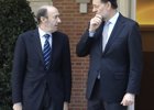 Foto: Rajoy y Rubalcaba tratarán de desbloquear hoy la renovación del TC