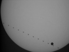 Foto: Todo a punto para el tránsito de Venus por el Sol (NASA)