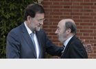 Foto: Rajoy y Rubalcaba se reúnen durante más de tres horas en Moncloa