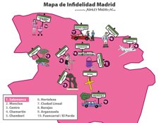 Mapa De La Infidelidad De Madrid