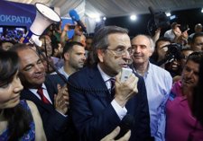 Presidente Del Partido Conservador Nueva Democracia, Antonis Samaras, 