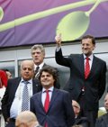 Foto: Rajoy, "orgulloso" del "fútbol" y la "calidad humana" de la selección (RFEF)
